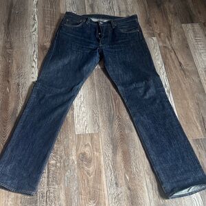 Classic Levi Blue Denim Mens Jeans